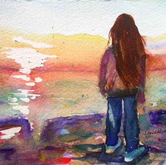 Original watercolor painting - Picture 1 of 1